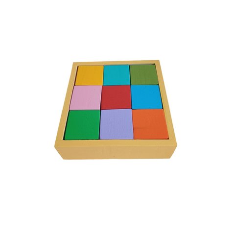 Cubos Coloridos 5x5 Cm Educativos Pedagógicos Brinquedos em Madeira Jogos Divertidos Socialização Di
