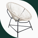 Ver imagem 5 de Cadeira Acapulco Jardim Fibra Sintética Varanda Área Sacada:areia