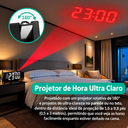 Ver imagem 6 de Relógio Despertador Digital LED com Espelho, Projeção de Hora