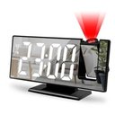Ver imagem 3 de Relógio Despertador Digital LED com Espelho, Projeção de Hora