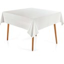 Ver imagem 2 de Toalha de Mesa Quadrada 220x220cm Jacquard Fragnani - Karsten Branca