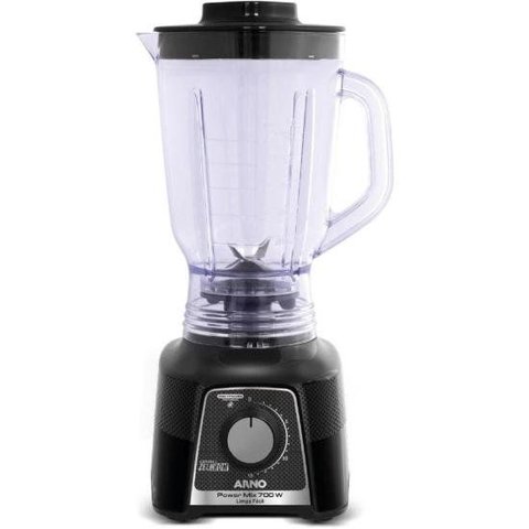 Liquidificador Arno Power Mix Lq33 700w Limpa Fácil Preto 127v [f002]