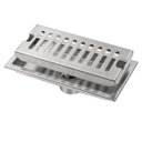 Ver imagem 7 de Ralo Linear 30cm Inox Banheiro Lavabo Kit 9 Unidades Area Externa Anti Odor Anti Inseto Quintal Pisc