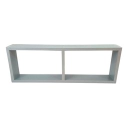 Nicho Duplo Organizador Mdf Sala Banheiro Escritório Quarto - Verde Lacca - 3