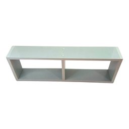 Nicho Duplo Organizador Mdf Sala Banheiro Escritório Quarto - Verde Lacca - 4