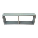 Ver imagem 2 de Nicho Duplo Organizador Mdf Sala Banheiro Escritório Quarto - Verde Lacca