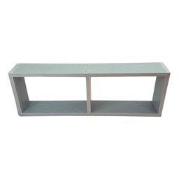 Nicho Duplo Organizador Mdf Sala Banheiro Escritório Quarto - Verde Lacca - 2