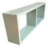 Nicho Duplo Organizador Mdf Sala Banheiro Escritório Quarto - Verde Lacca - 1