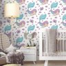 Papel de Parede Infantil Sereia Roxa 01-60x300cm - 3