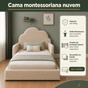 Ver imagem 5 de Cama Infantil Nuvem Montessoriana Unissex com Design Moderno e Aconchegante Bege