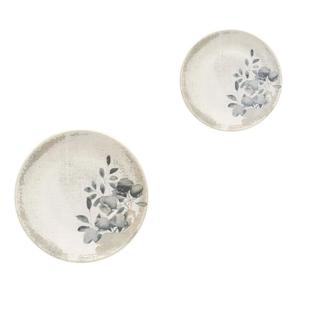 Dois Pratos Raso e de Sobremesa Florea 26 e 20 Cm Copa & Cia é ruim? Dois Pratos Raso e de Sobremesa Florea 26 e 20 Cm Copa & Cia é boa?