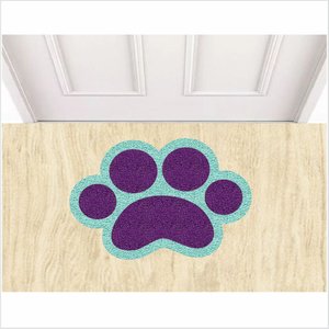 TAPETE PATA FORMATO, PATA CACHORRO, MEDIDA PORTA.