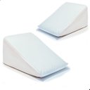Ver imagem 1 de Kit 02 Travesseiro Encosto Triangular Anatomico Ortopédico Terapêutico Pós Cirurgico