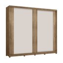 Ver imagem 5 de Guarda Roupa Portas de Correr Londres 100% MDF 8 Gavetas com Pés - Lanza:Noce Bronze Flex