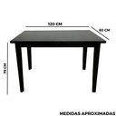 Ver imagem 7 de Mesa Fixa Retangular 120x80 Premium:preto