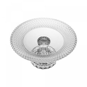 Prato para Bolo com Pé de Cristal Roman -lyor