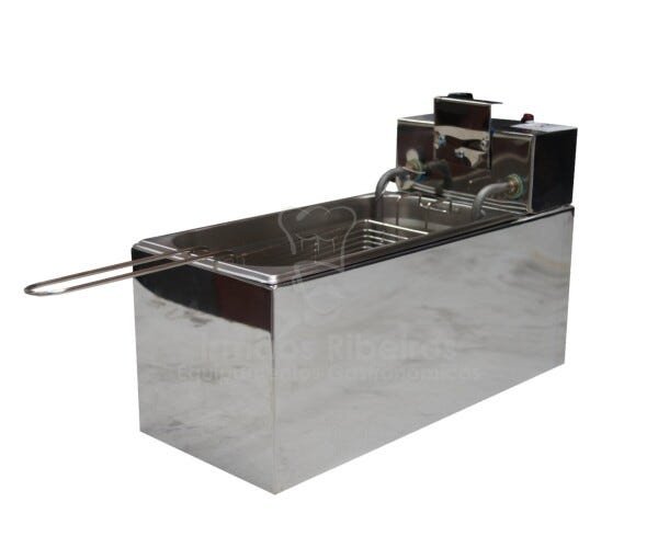 Fritadeira Elétrica Industrial Profissional 1 Cubas 4lts 220v - 3