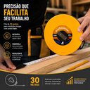 Ver imagem 2 de Trena Longa 30 Metros Fita Metrica Retratil Manivela 30m Profissional com Trava Fibra Vidro Manivela