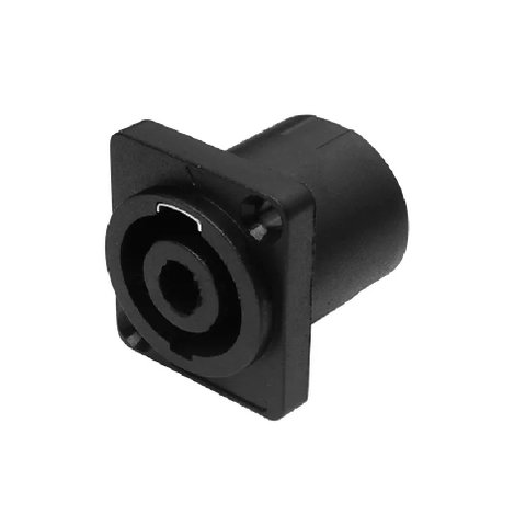 Kit 5 Jack Speakon Fêmea 4 Vias C/ Trava Metal - Grande