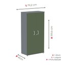 Ver imagem 4 de Armário para Escritório 159,6x 41x 79,2 Cm