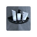 Ver imagem 4 de Kit 2 Suportes Porta Shampoo de Banheiro de Canto Preto Fs
