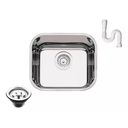 Ver imagem 1 de Cuba Pia Inox 304 Cozinha Nº0 40x34x19 As Luxo
