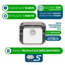 Ver imagem 2 de Cuba Pia Inox 304 Cozinha Nº0 40x34x19 As Luxo