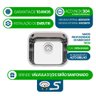 Cuba Pia Inox 304 Cozinha Nº0 40x34x19 As Luxo - 2