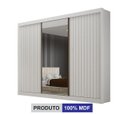 Ver imagem 4 de Guarda Roupa Casal Ripado Esp 3 Portas Prime - Arbo Design