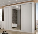 Ver imagem 1 de Guarda Roupa Casal Ripado Esp 3 Portas Prime - Arbo Design