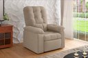 Ver imagem 1 de Poltrona Esmeralda Retrátil e Reclinável Suede Capuccino - Xflex Sofás
