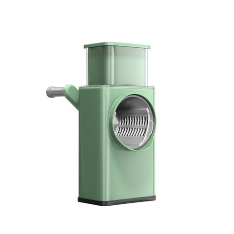 Cortador de Legumes Ralador Multifuncional 3 em 1 Manivela Aço Inox