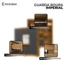 Ver imagem 4 de Conjunto de Quarto Casal Imperial Madri Versatile 7 Gavetas MDP Grafite Incorplac Móveis