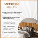 Ver imagem 2 de Cabeceira Bariloche Ripada Design Moderno Duas Mesa Cabeceira Flex para Cama Casal e Queen Nature