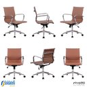 Ver imagem 6 de Kit 6 Cadeiras Office Sevilha Pu Baixa Várias Cores - Rivatti