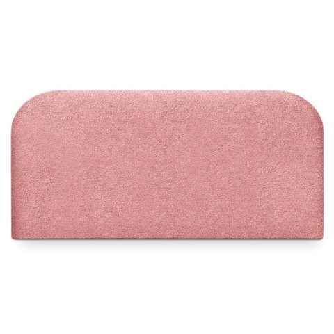 Cabeceira Painel Suspenso Casal 160 cm Alana Organica Boucle Rosa Artte