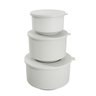 Conjunto Pote Hoop 3pcs 19 Cm em Polipropileno Branco Coza 99262/1007 - 1