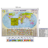 Kit Globo Terrestre 30cm Com Led + Lupa + Mapas do Brasil Estado de São Paulo e Mundi 120x90cm Atual - 4