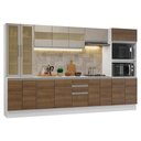 Ver imagem 3 de Armário de Cozinha Completa 100% Mdf 310 Cm Branco/rustic/crema Smart Madesa 03