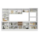 Ver imagem 6 de Armário de Cozinha Completa 100% Mdf 310 Cm Branco/rustic/crema Smart Madesa 03