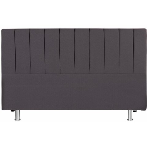 Cabeceira Cama King 193x110 Tecido Inteligente Cinza Keiko
