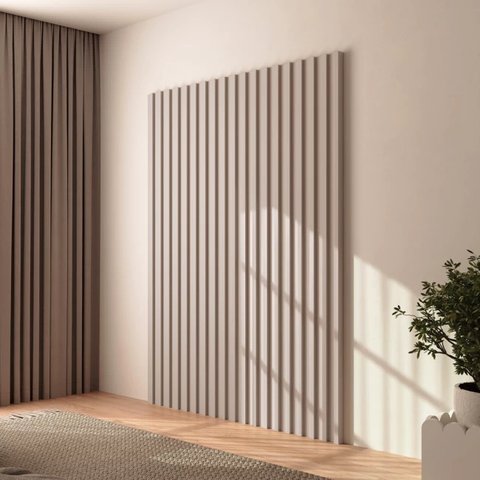 Painel Decorativo Ripado Mdf em Barra 134x183cm (2,45m²) Pa73 Dalla Costa-fendi