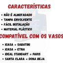 Ver imagem 6 de Assento Sanitário Envolvente Modelo Sabatini Preto Herc