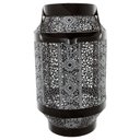 Ver imagem 2 de Lanterna Fez Decorativa em Ferro Cor Prata 26871