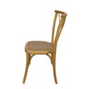 Ver imagem 2 de Cadeira Zaira Or Design em Estrutura Base Madeira Clara e Assento em Rattan Natural