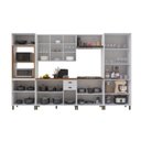 Ver imagem 4 de Cozinha Completa 6 Peças Modulada em MDF Bari Branco