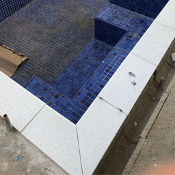 Borda Piscina Atérmica 50x25x1,5cm  Cinza Areia de Quartzo  KIT 12 un - 3