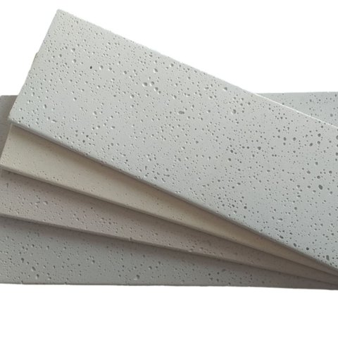 Borda Piscina Atérmica 50x25x1,5cm  Cinza Areia de Quartzo  KIT 12 un