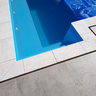 Borda Piscina Atérmica 50x25x1,5cm  Cinza Areia de Quartzo  KIT 12 un - 2