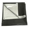 Lona Blackout Cinza Preta 300 Micras Impermeável 9,5x6 - 1